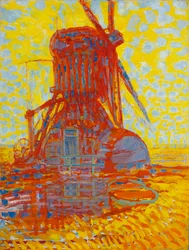 Mühle im Sonnenlicht: die Winkelmühle, 1908